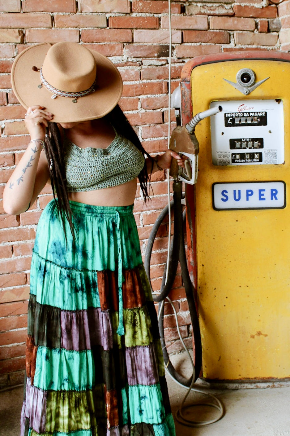 Crochet Halter Crop Top Handmade Eucalipto | Ready-to-Wear