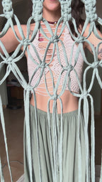 Gonna in macramè | Beach cover up Macramè Skirt